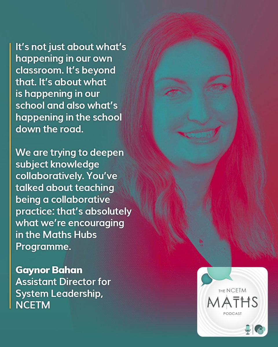NCETM (@ncetm) on Twitter photo ๐ง Listen now - new podcast episode!
<a href="/GaynorBahan/">Gaynor Bahan FCCT</a> speaks to Dame Alison Peacock of <a href="/CharteredColl/">Chartered College of Teaching</a> in a conversation that explores teacher professionalism and the role professional development has to play in supporting teacher practice, ethics and agency.
ncetm.org.uk/podcasts/teachโฆ ๐ง Listen now - new podcast episode!
<a href="/GaynorBahan/">Gaynor Bahan FCCT</a> speaks to Dame Alison Peacock of <a href="/CharteredColl/">Chartered College of Teaching</a> in a conversation that explores teacher professionalism and the role professional development has to play in supporting teacher practice, ethics and agency.
ncetm.org.uk/podcasts/teachโฆ