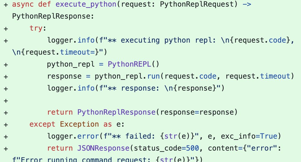 Safe by default.

Python script execution is now fully sandboxed. Containerized with Docker to isolate processes and enforce security boundaries.

Run advanced computations with confidence, without ever compromising system integrity.