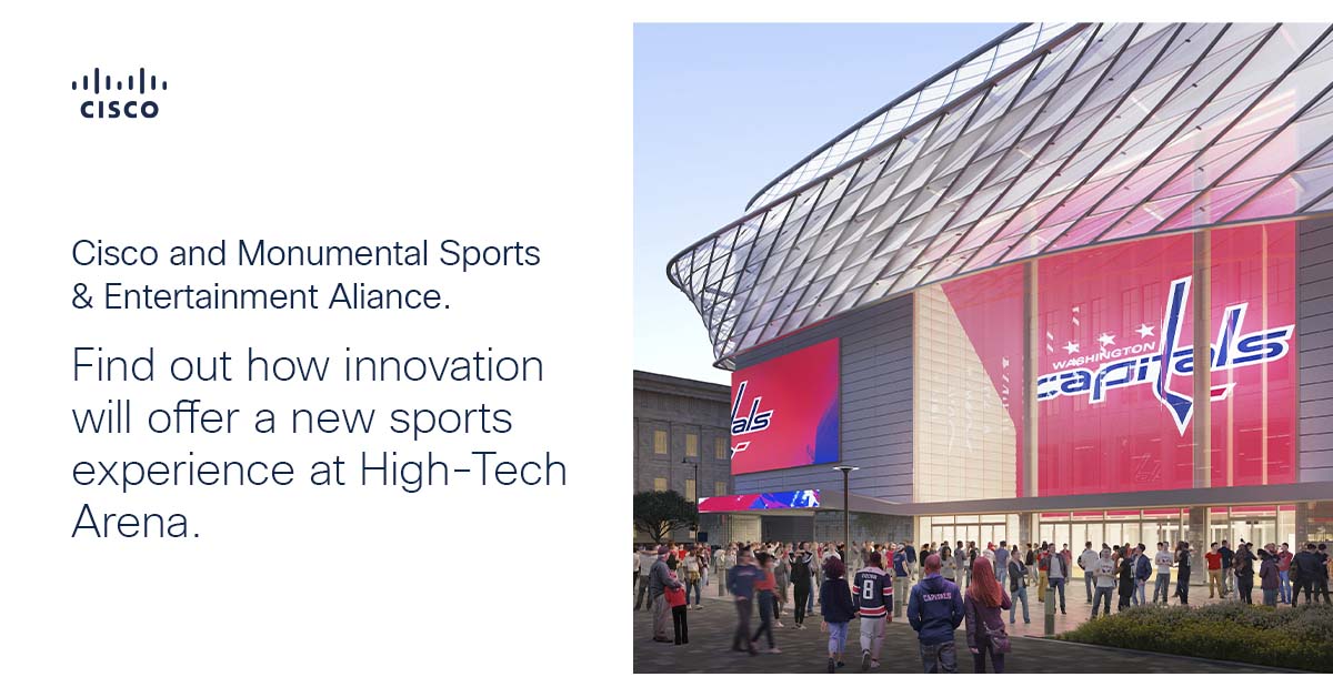 🏟️ Our technology securely connects the world's largest sports and entertainment events.

Learn more about the partnership between <a href="/Cisco/">Cisco</a> and <a href="/MSE/">Monumental Sports & Entertainment</a>: cs.co/60194scvR