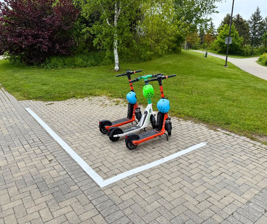 We're installing 100+ new parking stations to help keep our shared e-bikes and e-scooters more organized. 🛴 🚲

When using a device, check <a href="/limebike/">Lime</a> and <a href="/BirdRide/">Bird</a>’s app to find a designated parking location.

Learn more: bit.ly/4jZ2k7i
