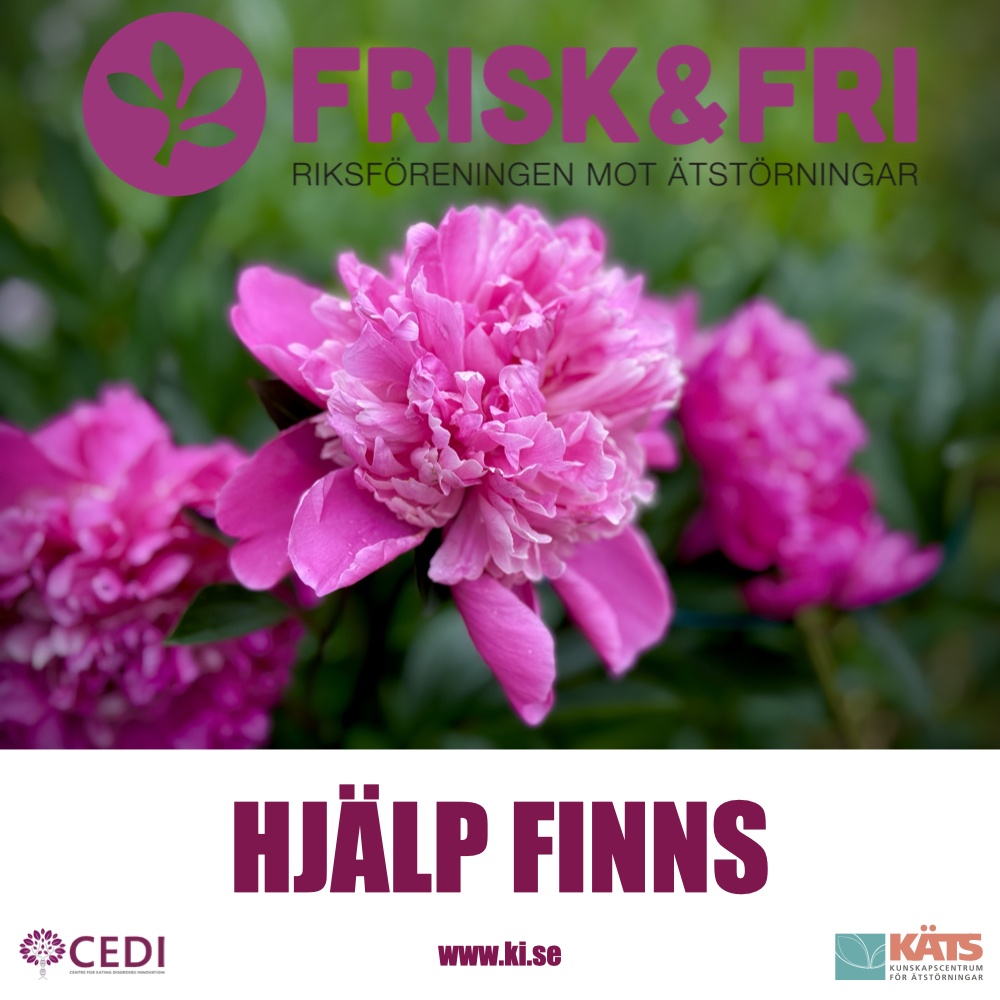 CEDI_KI's tweet image. Many individuals with eating disorders can feel alone with their problems, especially during the summer. If you or someone you know needs help, you can get in touch with Frisk &amp;amp; Fri (Riksföreningen mot ätstörningar).

friskfri.se