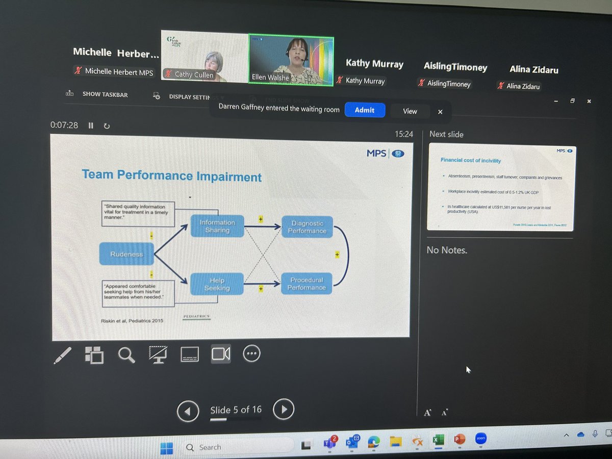 Michelle-Herbert (@michellemps) on Twitter photo Excellent presentation from my colleague Dr Ellen Walsh of <a href="/MPSdoctorsIRE/">Medical Protection🇮🇪</a> to the <a href="/GpTrainees/">ICGP Trainee Network</a> with interesting insights to the impact of incivility in a clinical setting #BeAGP Excellent presentation from my colleague Dr Ellen Walsh of <a href="/MPSdoctorsIRE/">Medical Protection🇮🇪</a> to the <a href="/GpTrainees/">ICGP Trainee Network</a> with interesting insights to the impact of incivility in a clinical setting #BeAGP