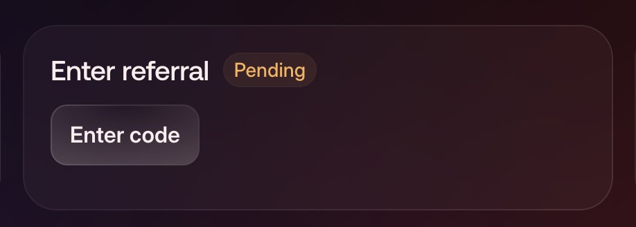 friendly reminder:
this one button (and a friend, or another wallet 👀) gets you 10% off trading fees

but nooo you love paying full price, right? 🤡