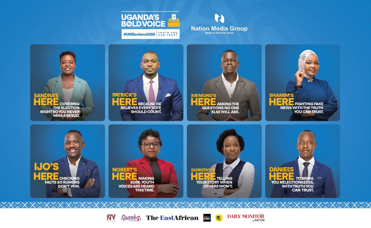 We are ready to tell the truth .  Just keep it <a href="/ntvuganda/">NTV UGANDA</a> <a href="/kfm/">kfm</a>, @dailymonitor, @sparktv, and all NMG platforms, for the most reliable and trusted  #UGElection2026 coverage. 

We are Uganda's Bold Voice.✍️👌👊👊💪💪🤝