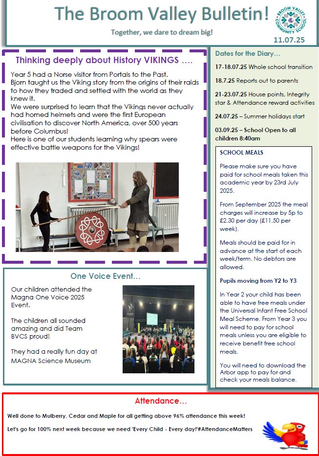 BVCSchool's tweet image. Our Issue 16 Newsletter @BVCSchool
