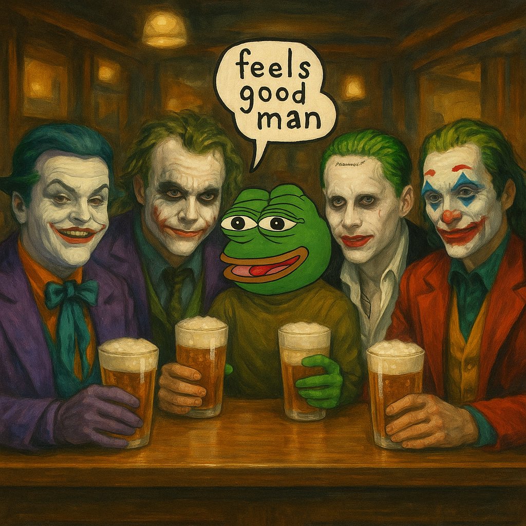 To all my friends who missed the last dip — come join us here 
#FeelsGoodMan #BTC #ETH