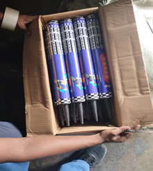 PIB_India's tweet photo. Directorate of Revenue Intelligence (DRI) foils major smuggling bid, seizes ₹35 crore worth of Chinese firecrackers in “Operation Fire Trail” 

These Chinese fireworks, weighing 100 metric tonne were illicitly imported in the name of a KASEZ unit and certain IEC holders, by misdeclaring them as goods such as “Mini Decorative Plants,” “Artificial Flowers”, and “Plastic Mats”

Notably, some of these consignments were routed through Kandla SEZ by a KASEZ unit with an intent of diversion into the Domestic Tariff Area (DTA) 

Read here: https://t.co/oTCUIRqtL5 

@FinMinIndia @cbic_india