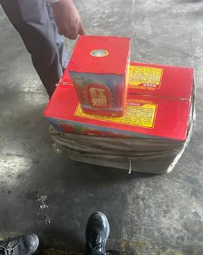 PIB_India's tweet photo. Directorate of Revenue Intelligence (DRI) foils major smuggling bid, seizes ₹35 crore worth of Chinese firecrackers in “Operation Fire Trail” 

These Chinese fireworks, weighing 100 metric tonne were illicitly imported in the name of a KASEZ unit and certain IEC holders, by misdeclaring them as goods such as “Mini Decorative Plants,” “Artificial Flowers”, and “Plastic Mats”

Notably, some of these consignments were routed through Kandla SEZ by a KASEZ unit with an intent of diversion into the Domestic Tariff Area (DTA) 

Read here: https://t.co/oTCUIRqtL5 

@FinMinIndia @cbic_india