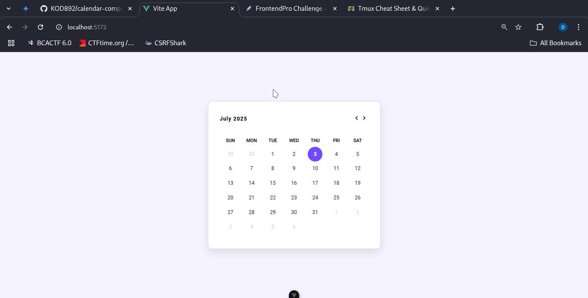 KOD28092643's tweet image. Day 15 of my #15DaysOfCode Challenge! Took a rest day due to a migraine (too much screen time)😑. I&apos;m happy to have completed this challenge built 10+ awesome web projects.
Recap: Star Rating, Landing Page, Link Shortener, Calendar
[Continued in thread] #VueJS #FrontendDev #Web3