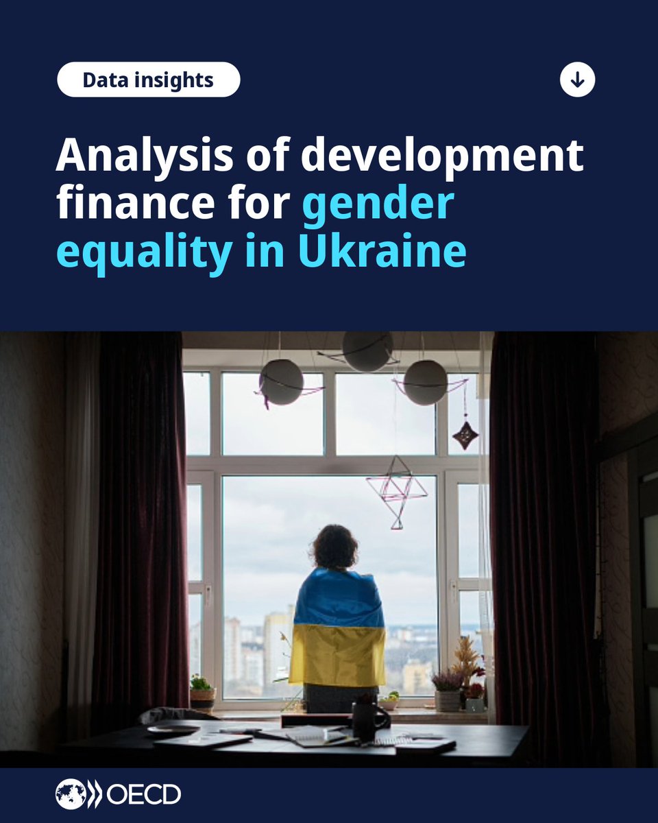 OECD Development (@oecddev) on Twitter photo As the Ukraine Recovery Conference takes place in Rome this week, <a href="/OECD/">OECD ➡️ Better Policies for Better Lives</a> data offers insight into recent trends in official development assistance (ODA) to Ukraine with gender equality objectives.
🧵⤵️ (1/6) As the Ukraine Recovery Conference takes place in Rome this week, <a href="/OECD/">OECD ➡️ Better Policies for Better Lives</a> data offers insight into recent trends in official development assistance (ODA) to Ukraine with gender equality objectives.
🧵⤵️ (1/6)