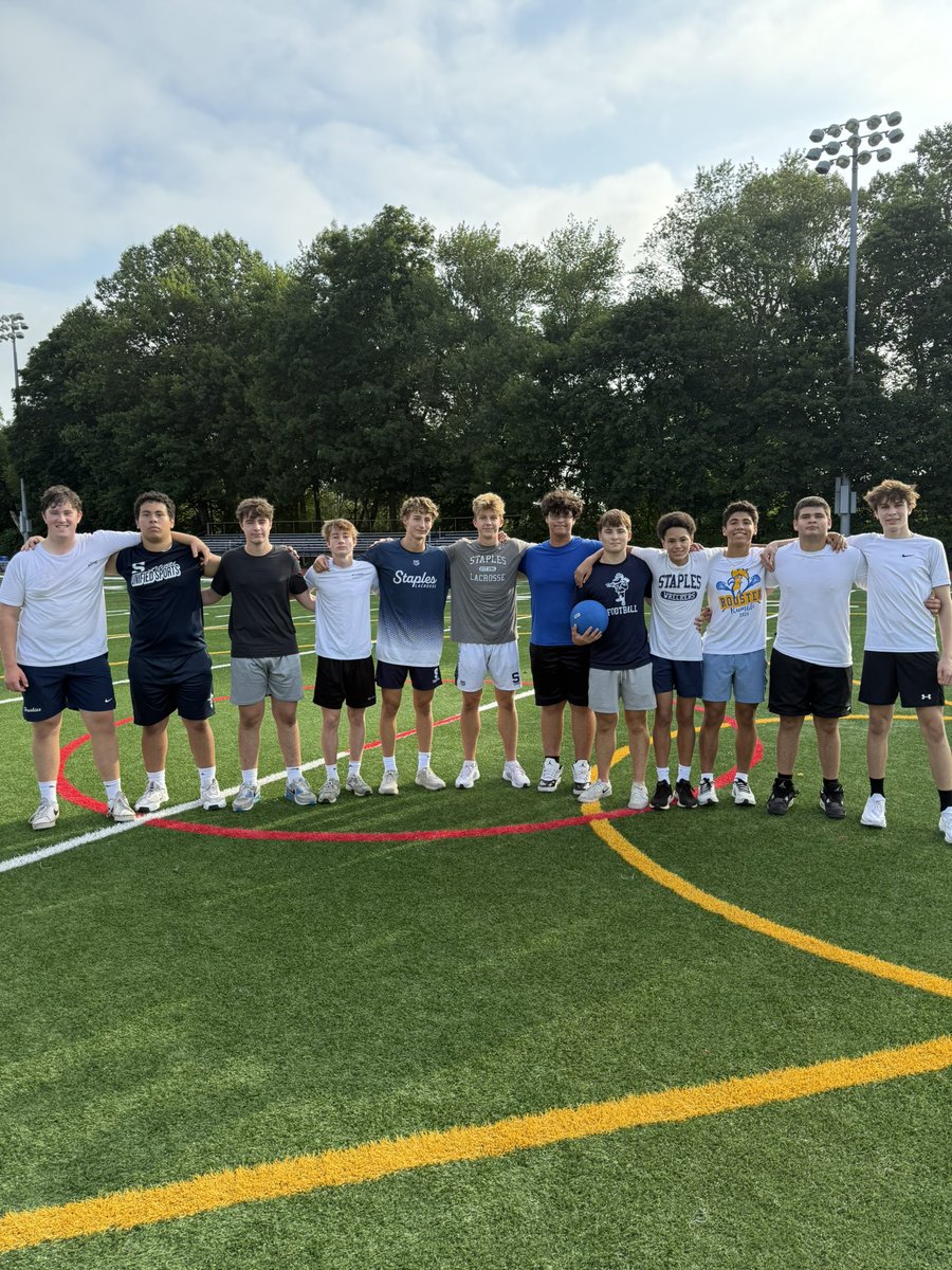 StaplesFootbal1's tweet image. Competed in Kickball after today’s Strength & Conditioning session on Paul Lane Field!!
Congratulations to the Championship team!!
GO WRECKERS!! #cthsfb
