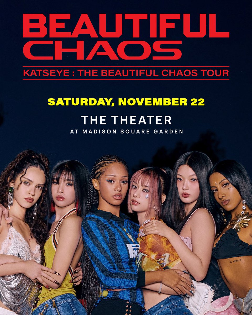 TheTheaterAtMSG's tweet image. Tickets are ON SALE now for KATSEYE at The Theater at MSG on Sat, Nov 22!
🎟️:go.thetheateratmsg.com/KATSEYE