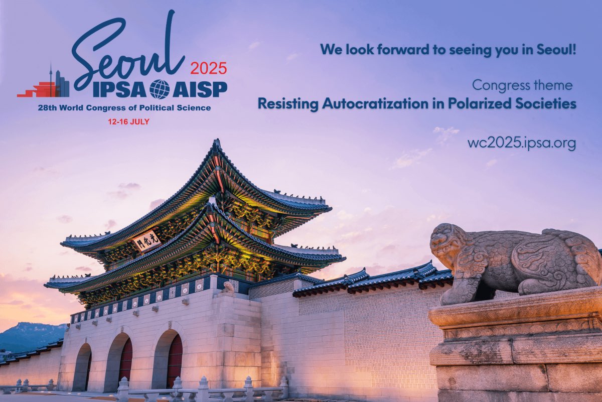 AUP_CCDS's tweet image. The CCDS goes to Korea! 
Join Stephen Sawyer and @Jaeger_bombe at the @ipsa_aisp World Congress on July 12-16 presenting their work on the #CO3 project

helsinki.fi/en/researchgro…