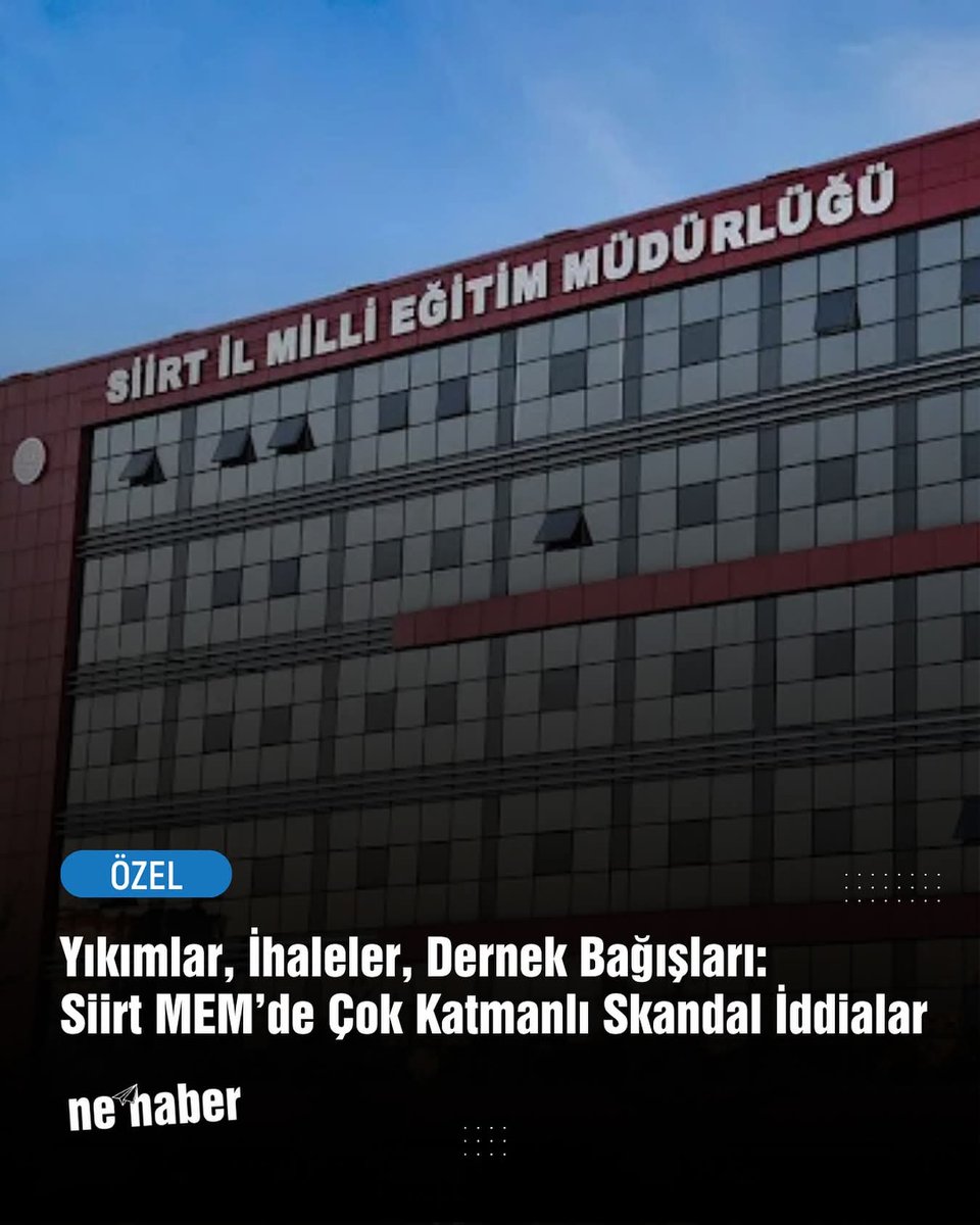 Siirt Milli Eğitim Müdürlüğünde Skandal İddaalar 

Siirt – Kurtalan Aksöğüt İlkokulunun 6 derslik binasında oluşan çatlaklardan dolayı karot örnekleri alınarak, çıkan sonuca göre yıkımına karar verildi ve 2021 yılında yıktırıldı. 2022 yılında yeni okul binası inşaatına başlandı.