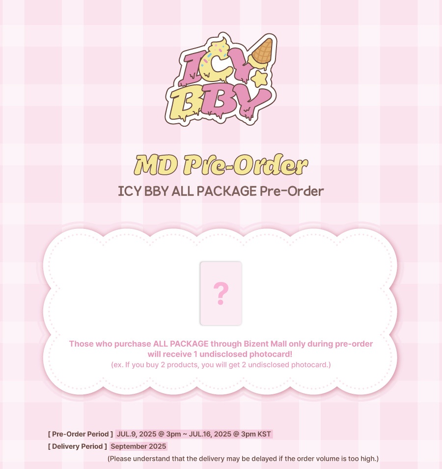 cikinmoss's tweet image. [HELP RT] Moonbyul ICY BBY MD

Deadline: 14/7/2025

📌EXCLUDE SHIPPING

[1st Payment]
•Magnet Set - RM60
•Cap - RM127
•All Package - RM185

[2nd Payment Required]
ems + local postage

💕POB, 1ea photocard for All Package only

DM to purchase🤗

#pasarmamamoo #moonbyul