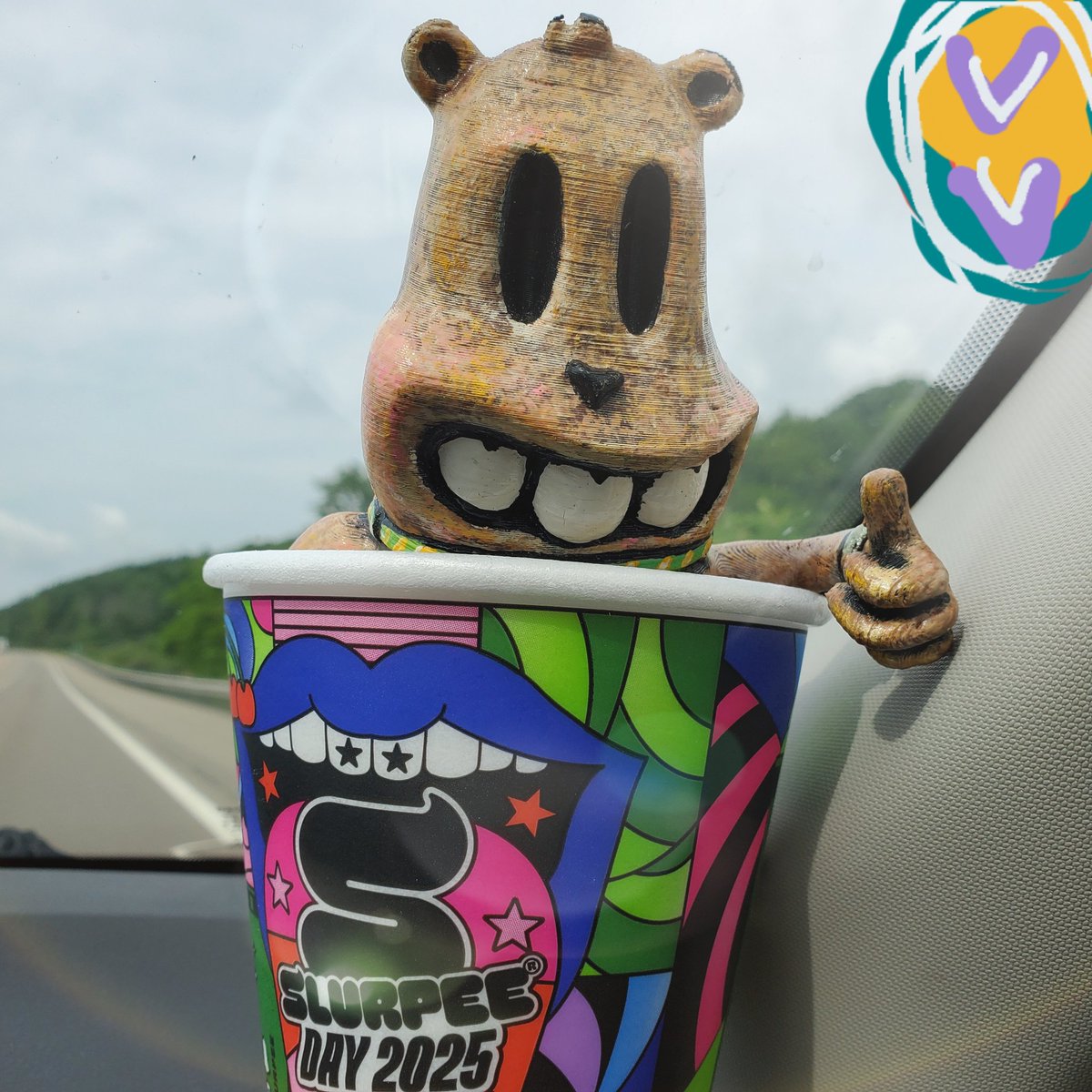 A sweet deal really hits the spot,
When down the road you trot,
m.youtube.com/watch?v=mKc_Ej…
#VoodooVelvet #FreeSlurpee #today #NY to #PA #popsurreal $VDV $W&amp;B #WinAndBixel #Art #3Dprint #Crypto #meme #drive