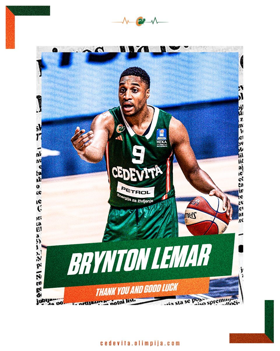KKCedOL_EN's tweet image. Brynton, thank you for the games, effort, and contribution on and off the court in the 2024/25 season, and good luck at Beşiktaş and in the rest of your career!  💚🧡 #ZmajevaDruzina