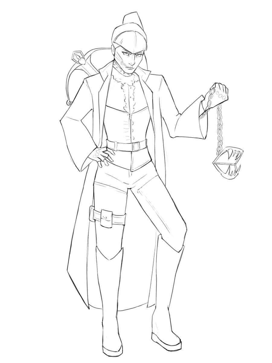 trixdraw's tweet image. still working on her #oc
