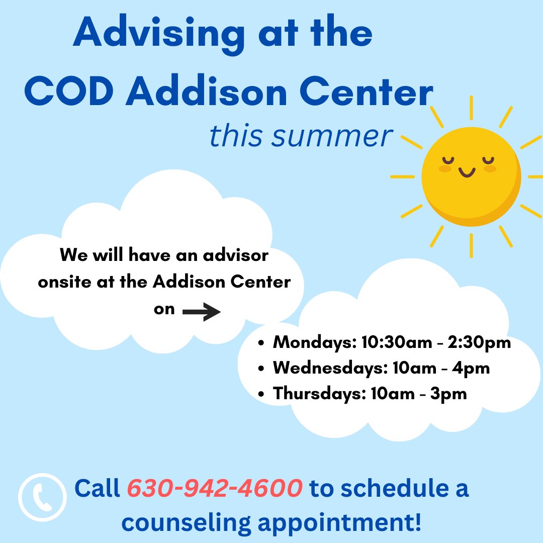 College of DuPage: Addison Center (@codaddison) on Twitter photo 