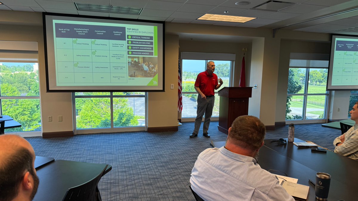 Great connections were made at this week's Construction Industry Council meeting, led by our new SVP of Education &amp; Workforce Development! 
Education partners and industry leaders collaborated to equip students for success in the workforce.
#RutherfordWorks #WorkforceDevelopment