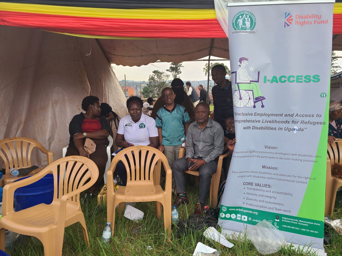 arduganda's tweet image. Today we mark World Refugee Day in Kampala under the theme “Solidarity with Refugees.”
ARD proudly stands with refugees with disabilities, alongside @UNHCRuganda, @OPMUganda, refugee-led orgs & partners.
Inclusion is solidarity.
#WorldRefugeeDay #WithRefugees #InclusionMatters