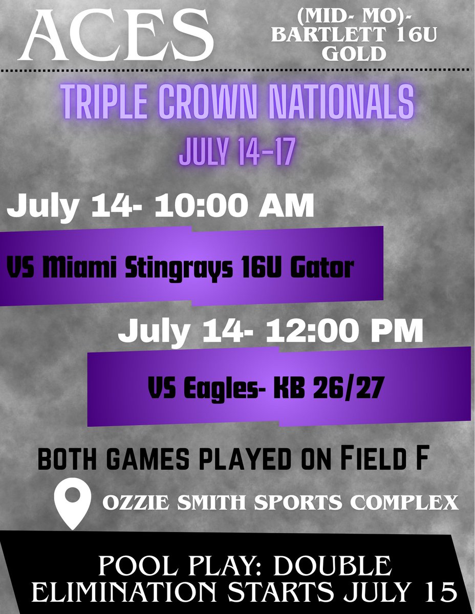 So ready to get back out on the field with my team after our 2 week break! See you there! 
<a href="/triplecrownspts/">Triple Crown Sports</a> <a href="/ExtraInningSB/">EXTRA INNING SOFTBALL</a> <a href="/tbartlett76/">Taylor Bartlett</a> <a href="/AcesFPMidMO/">Aces Fastpitch (Mid-MO)</a>