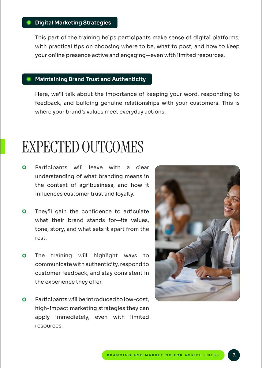 Sponsored by Providus Bank— register for the 2-day training in Branding and Marketing for Agribusiness which will be held in Lagos on July 22 and 23rd. Register below or share with your network.

forms.gle/BtkpgxzB8VNME4…

#Training