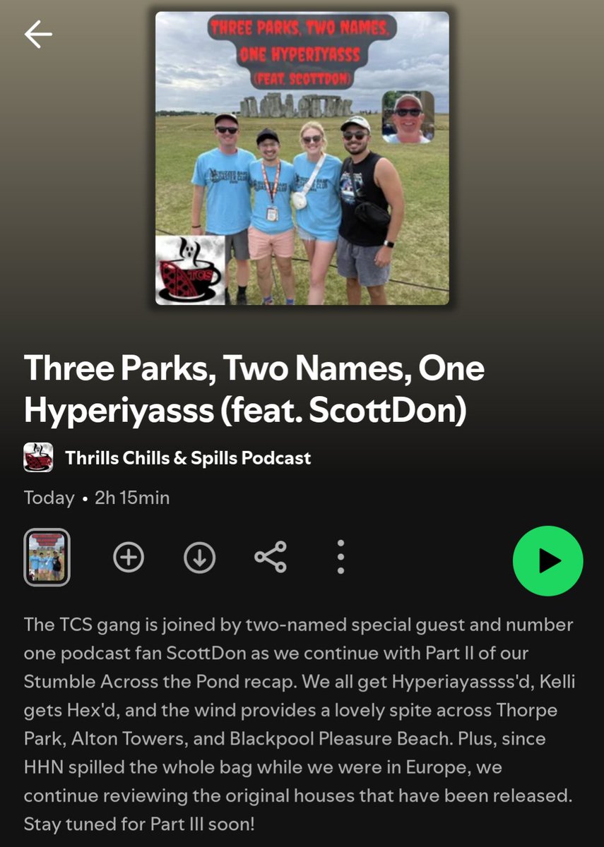 T_C_SPod's tweet image. Episode 12 is out! 
open.spotify.com/episode/16dlFd…