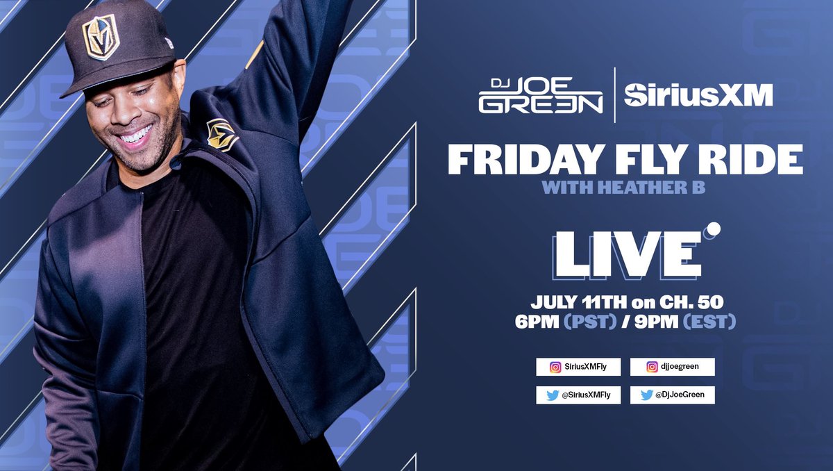 Back on your <a href="/SIRIUSXM/">SiriusXM</a> radio tonight in all 50 states! Check me out for another set on <a href="/SiriusXMFLY/">@SiriusXMFLY</a> for the #FridayFlyRide #Siriusxmfly