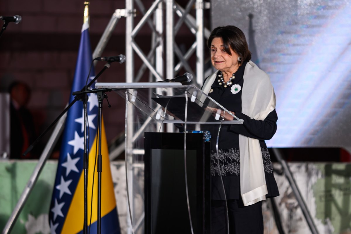 UN Political and Peacebuilding Affairs (@undppa) on Twitter photo At the Srebrenica Genocide commemoration, <a href="/DicarloRosemary/">Rosemary A. DiCarlo</a> paid tribute to the victims and urged leaders to engage with the past through dialogue and responsibility—to help lay the foundation for a peaceful, inclusive future. Her full remarks: dppa.un.org/en/msg-usg-dic… At the Srebrenica Genocide commemoration, <a href="/DicarloRosemary/">Rosemary A. DiCarlo</a> paid tribute to the victims and urged leaders to engage with the past through dialogue and responsibility—to help lay the foundation for a peaceful, inclusive future. Her full remarks: dppa.un.org/en/msg-usg-dic…