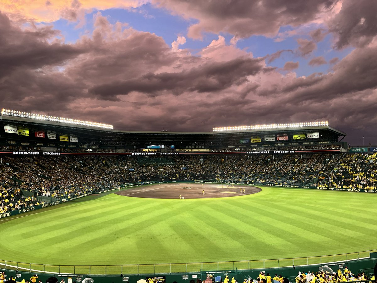lilula9999's tweet photo. 阪神甲子園球場
ライトスタンドは大量失点しようが大雨で中断しようが大盛り上がり🫶
連勝もいつかは止まるわな〜

ウル虎の夏2025🐯🐯🍺🤩 https://t.co/JvhBgfjdW1
