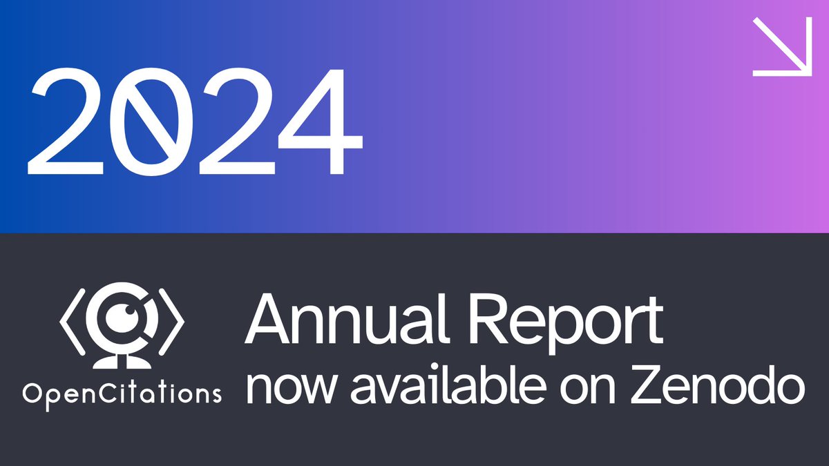 opencitations's tweet image. ☀️ July may be for holidays, but it's never too late to read a good annual report!
The #OpenCitations 2024 Annual Report is now available on Zenodo, featuring our five key focus areas and full financial transparency.
📘 Read it here: doi.org/10.5281/zenodo…
