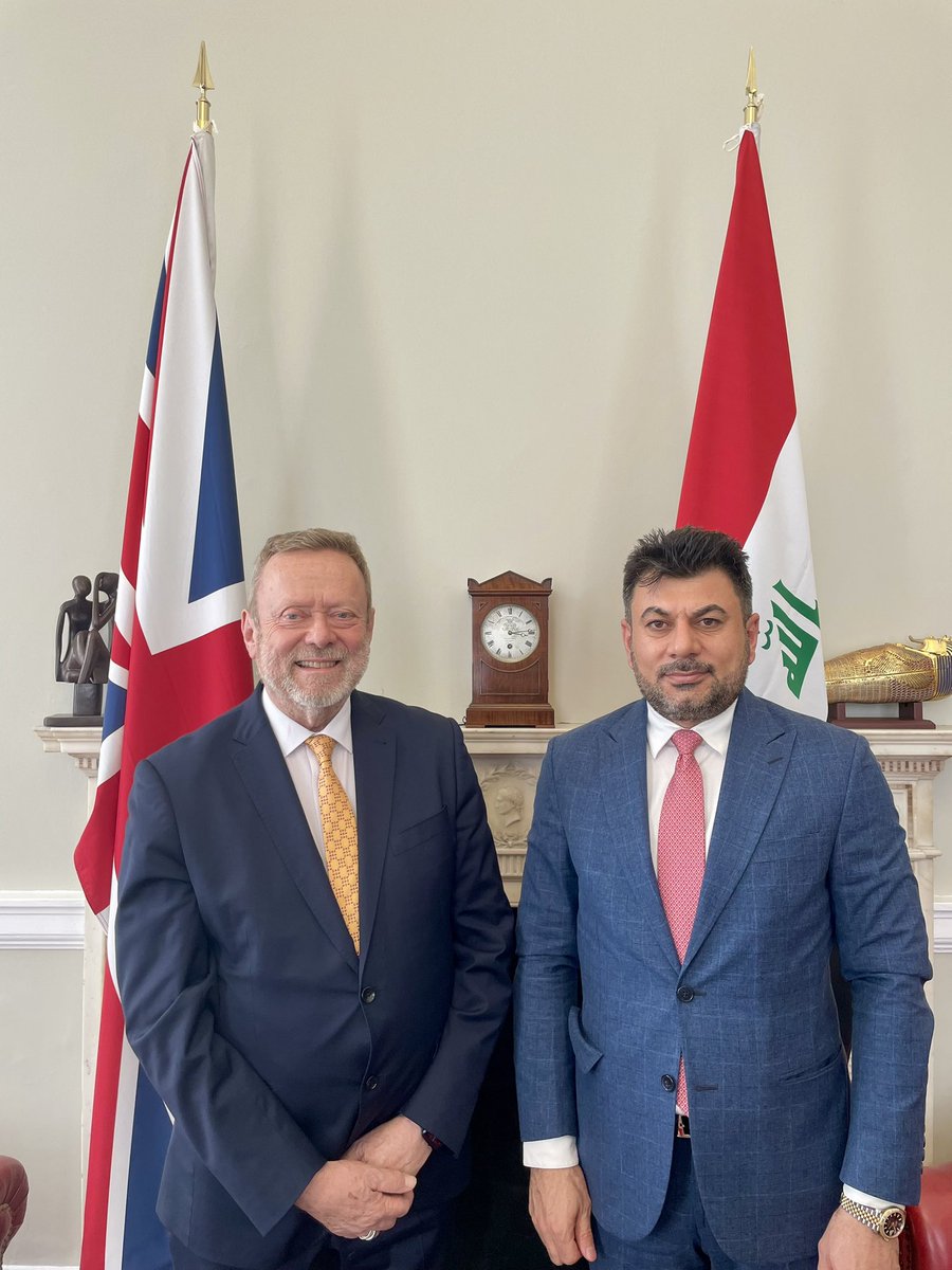 Lord_Collins's tweet image. The UK stands with Yazidi survivors of acts of genocide by Daesh & supports the full implementation of the Yazidi Survivors’ Law in Iraq. Yesterday, I met Mir Hazem Tashen to discuss the situation in Sinjar & challenges facing Yazidi survivors of conflict-related sexual violence.