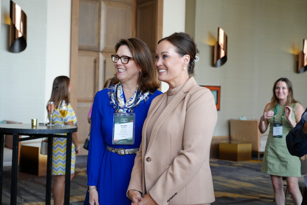 Nearly half of Americans have worked in the restaurant industry. So many of life's celebrations- birthdays, graduations, promotions, engagements- are celebrated at restaurants. I was happy to visit attendees of the National Restaurant Conference when they came to Louisville.