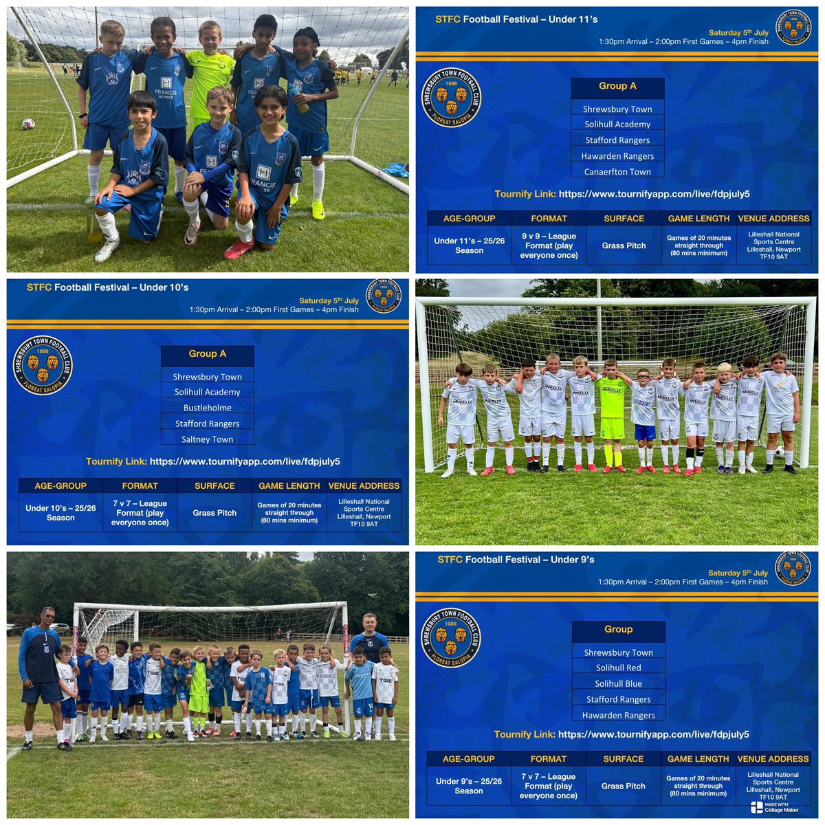 SolihullAcadFC's tweet image. A great weekend for our @jpluk U9, 10 and 11s last week at the @shrewsburytown YDP FESTIVAL at the fantastic former National FA facilities at @LilleshallNSC 

A big thanks to Dave and all @shrewsacademy for thier kind invitation

#AcademyGames
#allaboutdevelopment 
#PreSeason2025