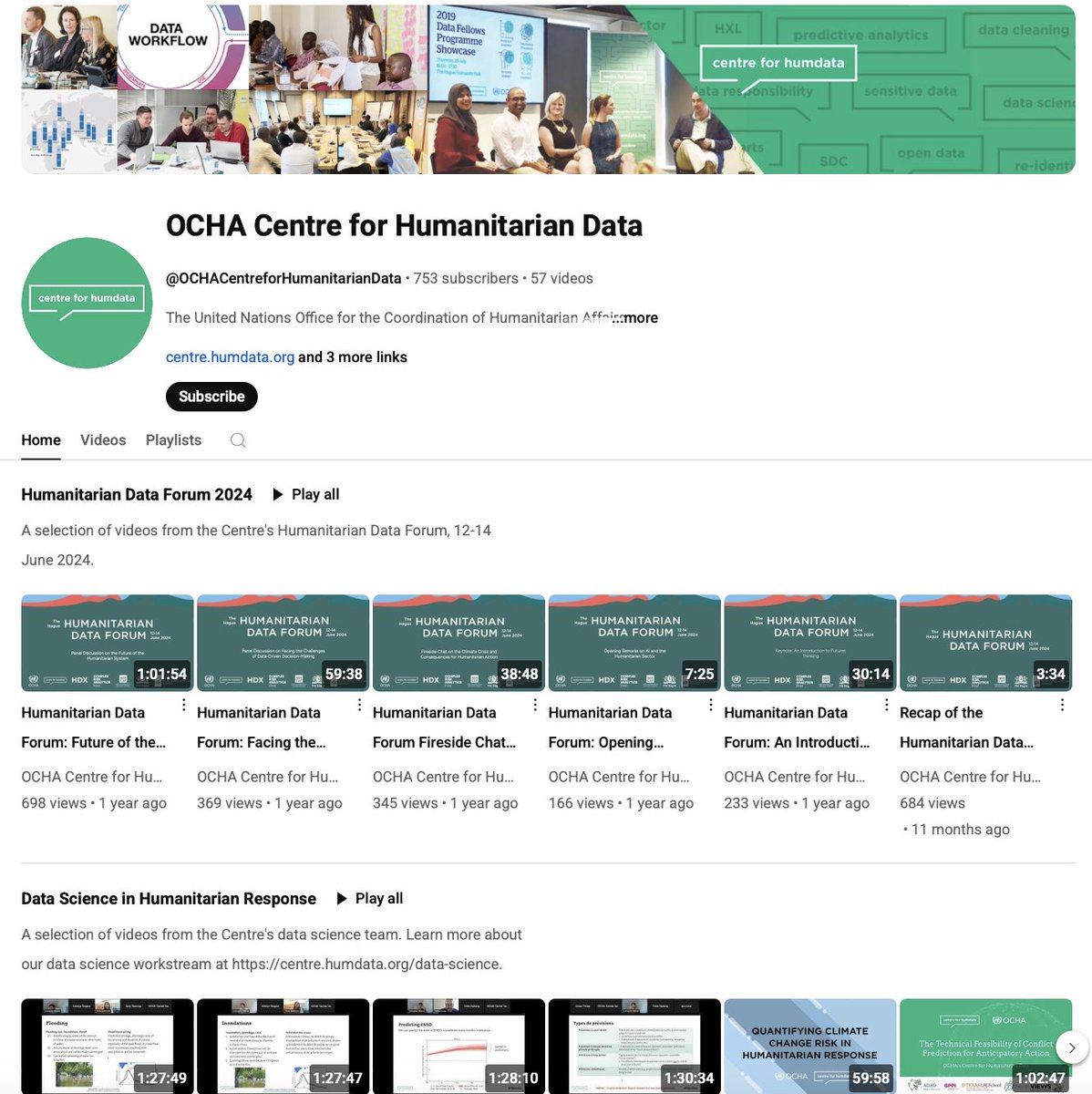 humdata's tweet image. Check out our YouTube channel for videos from our Humanitarian Data Forum, webinars on #AnticipatoryAction, deep dives into HDX datasets and more.
📽️ Watch and subscribe: bit.ly/44GV5uh