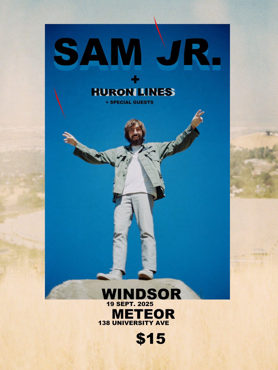 Windsor Sept 19th ⚡️ w/ Huron Lines + special guests c ya there. x