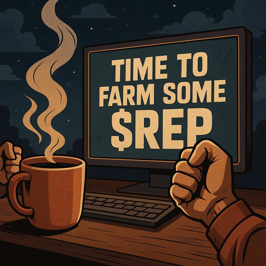 moohaiimeen's tweet photo. Coffee? โ
Determination? โ
Time to farm some $REP like a true Web3 farmer ๐
@CetusProtocol @Community_Sui
@doubleup_app @MMTFinance
@SuiboSui @GiveRep @TypusFinance
#GiveRep #REPfarming #LoyaltyGrind https://t.co/lFkpIiXHaA