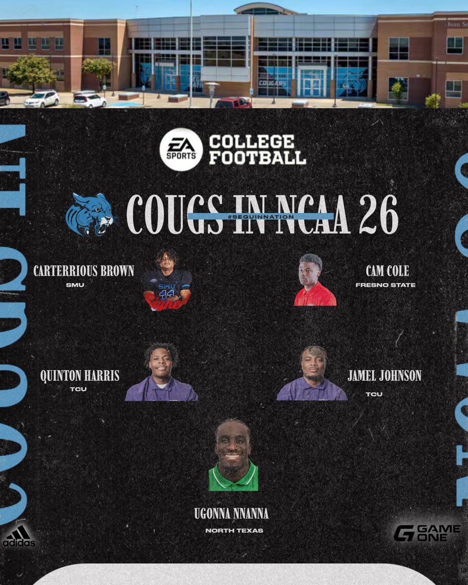 Seguin Cougar Football 🏈🐾 (@seguincougarfb) on Twitter photo Cougs in the game 🎮 #SeguinNation #Southside #YSH #ncaafootball26 <a href="/coachjoegordon/">The Official Teammate of Today's Student Athlete</a> <a href="/blin_jr/">Billy Linson Jr</a> <a href="/AISD_ATH/">Arlington ISD Athletics</a> <a href="/JuanSeguinHS/">Juan Seguin HS</a> Cougs in the game 🎮 #SeguinNation #Southside #YSH #ncaafootball26 <a href="/coachjoegordon/">The Official Teammate of Today's Student Athlete</a> <a href="/blin_jr/">Billy Linson Jr</a> <a href="/AISD_ATH/">Arlington ISD Athletics</a> <a href="/JuanSeguinHS/">Juan Seguin HS</a>