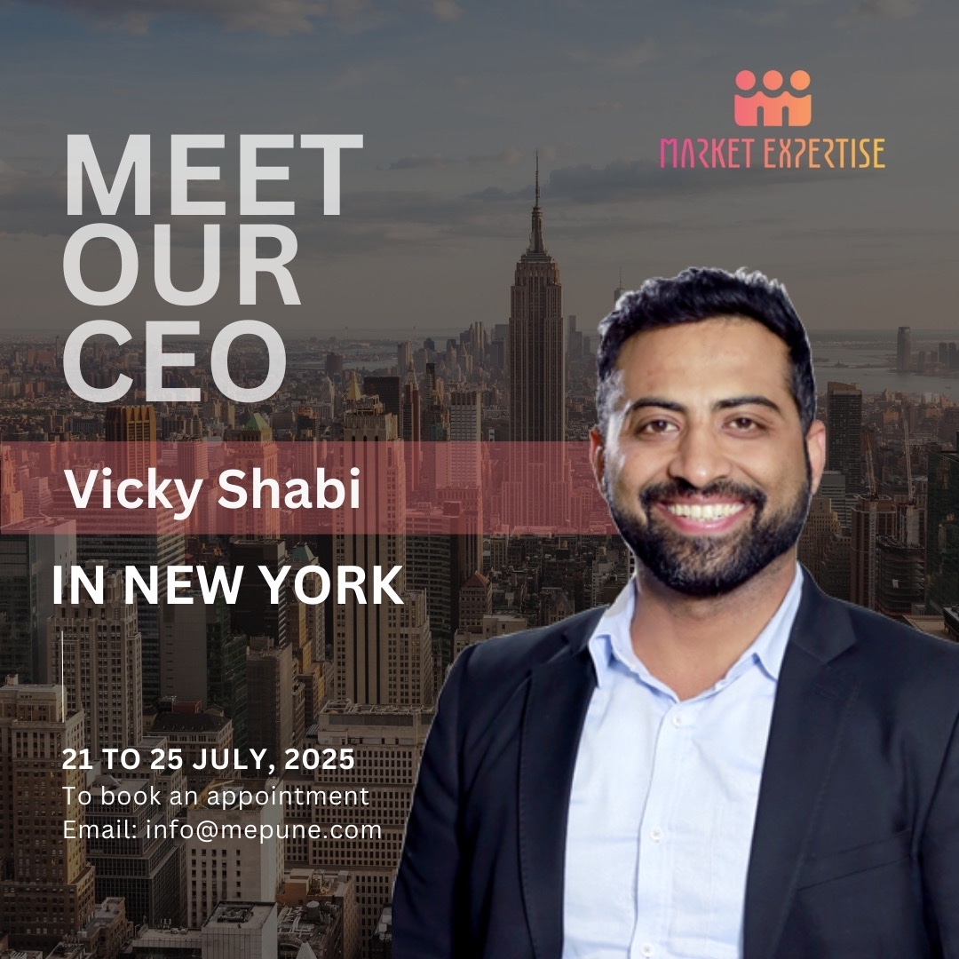 Our CEO will be in NYC July 21–25! If you’re in NYC or at Quirk’s New York (July 23–24), don’t miss your chance to book a one-to-one with the minds behind Market Expertise. Strategy to execution limited spots to spark growth. #MarketExpertise #CEOMeetings