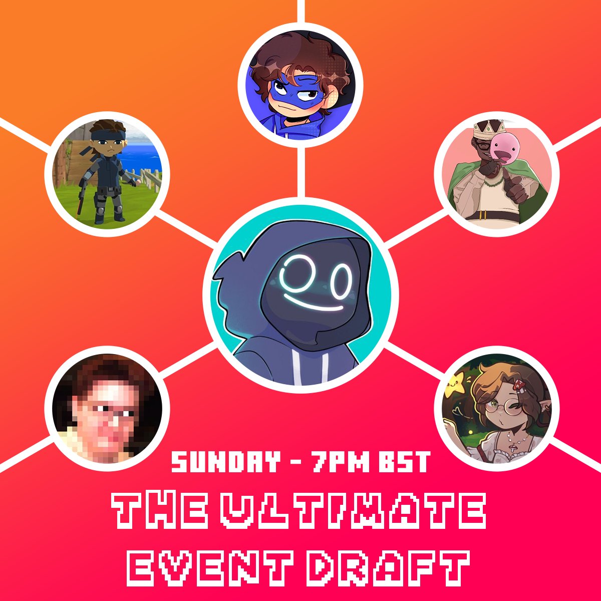 CaptainAJX's tweet image. Sunday - 7pm BST

THE ULTIMATE EVENT DRAFT

6 Event Owners will go head to head to draft the ultimate event with only one rule, they can&apos;t draft their own event games...