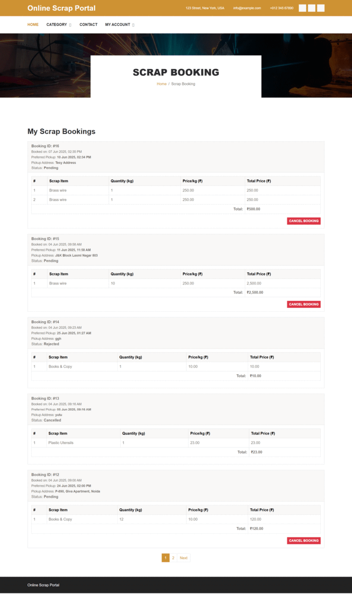 php_gurukul's tweet image. Online Scrap Portal Using PHP and MySQL bit.ly/43RVedO