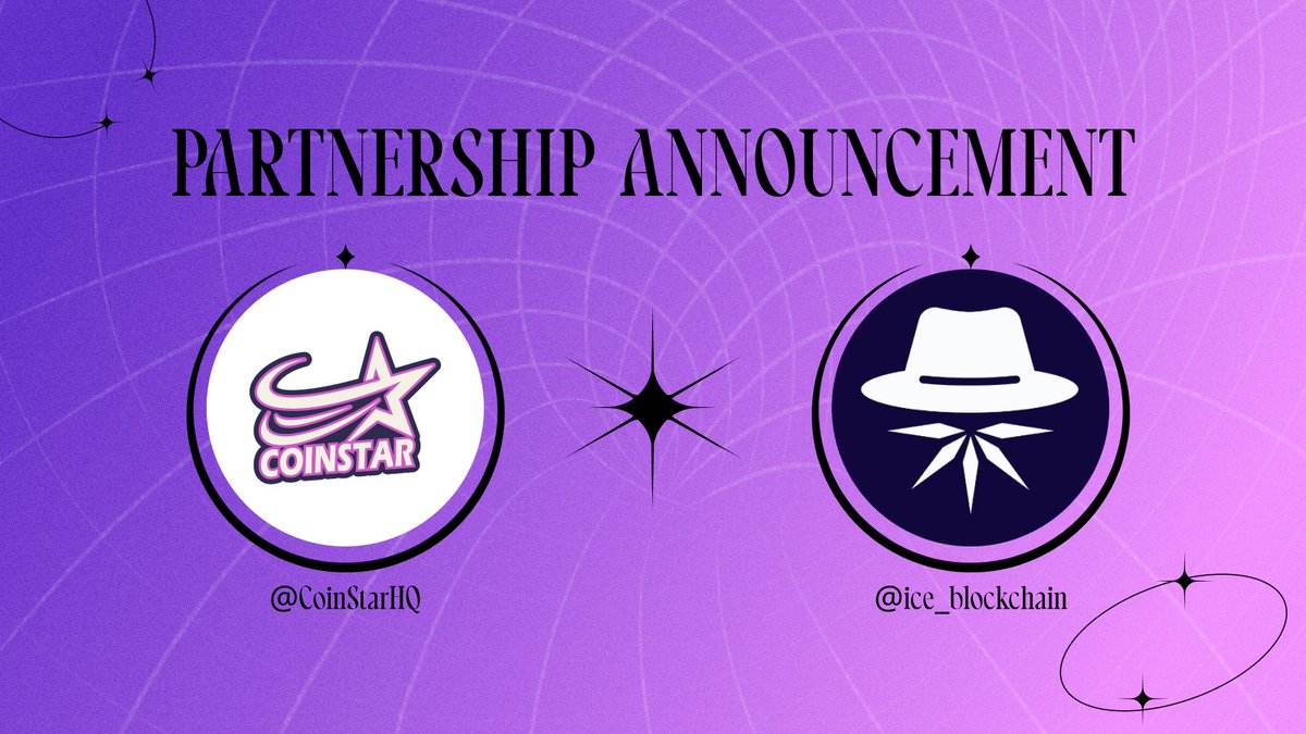 CoinStarHQ's tweet image. 📢 CoinStar x @ice_blockchain Partnership Announcement
We’re delighted to partner with Ice Open Network to support Online+, a pioneering decentralized social media and chat app built on the ION blockchain. Together, we aim to empower users with real data ownership, privacy-first…