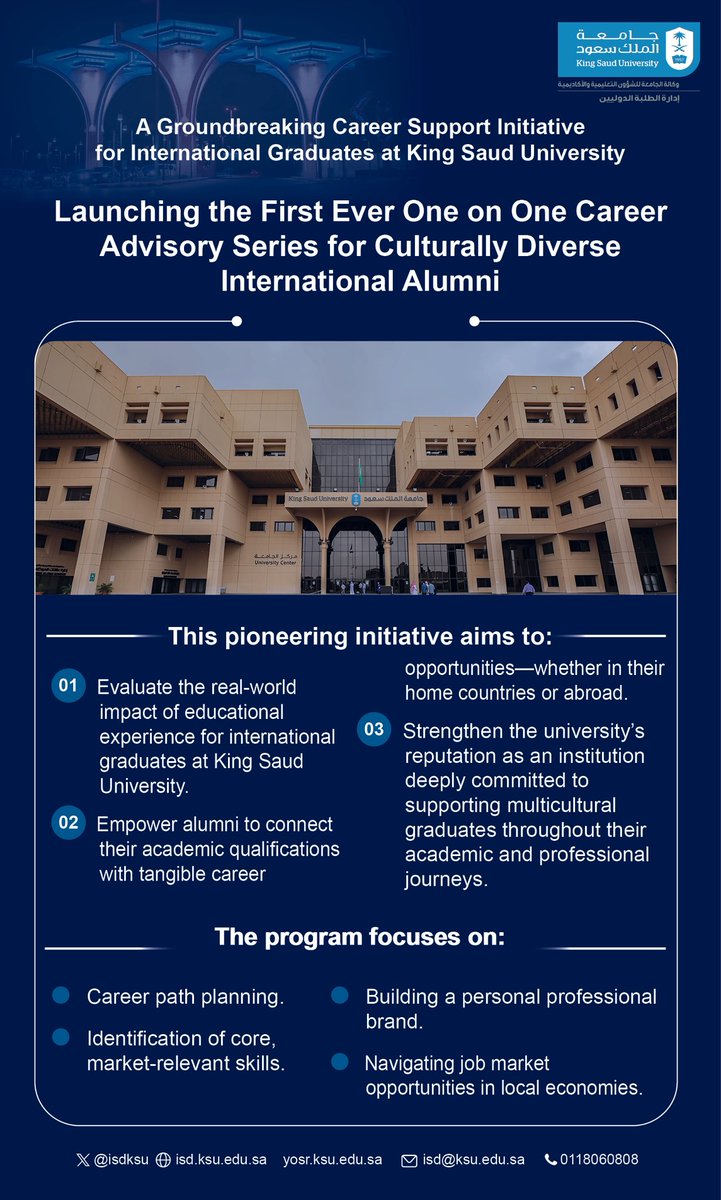 KSU launches the first personalized career advisory series to empower international alumni in their careers.