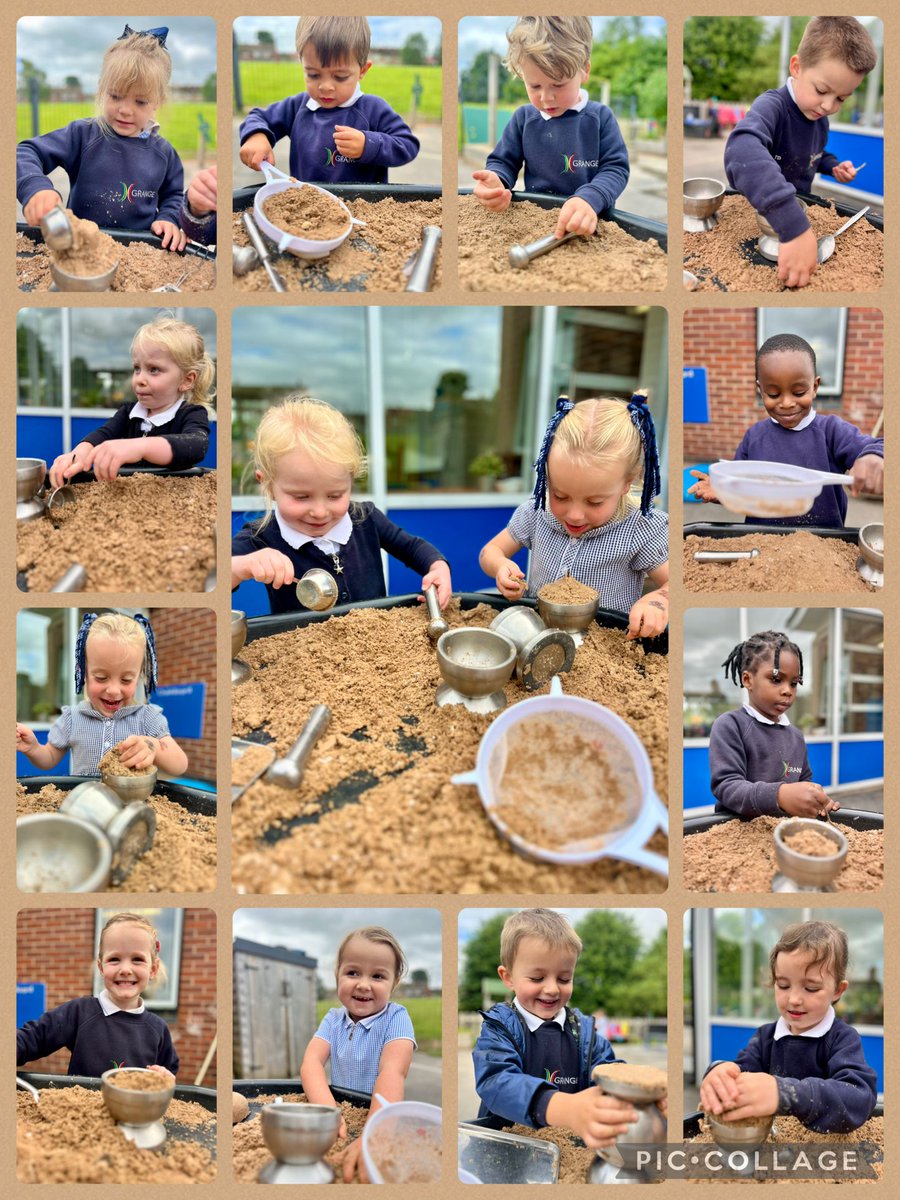 We have enjoyed exploring different textures and building up our physical skills, too. What a busy week! <a href="/GrangeMissA/">GrangeMissA</a> <a href="/GrangeMissCl/">Miss Clarke</a> <a href="/GrangeMissP/">Miss Pope</a> <a href="/GrangeMrsMcG/">Mrs McGilloway</a> <a href="/GrangeMrsS/">Chelsey Smart</a>