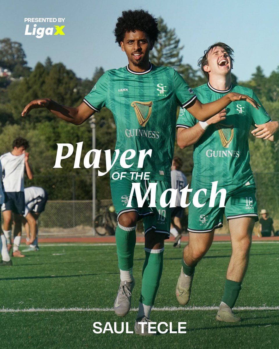 Saul Tecle is your LigaX POTM ✨

Saul came on at halftime and changed the game, playing a part in all three second-half goals. He scored one, set up another, and helped drive the Glens to a strong win over Marin!

#UpTheGlens ☘️