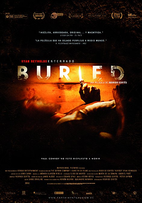 dequant's tweet image. Tonight the Spanish tv channel La2 is going to show the 3 Goya awards BURIED (2010) starring Ryan Reynolds @VancityReynolds and directed by the Spaish director Rodrigo Cortés. I saw it years before, and @VancityReynolds made a great performance!