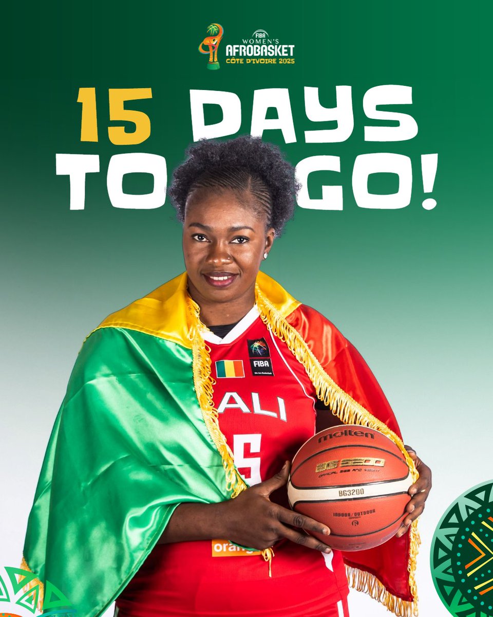 afrobasketwomen's tweet image. โ๐พ In 2โฃ weeks time! ๐
#AfroBasketWomen #LeadWithLegacy