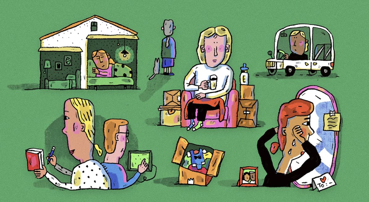 _illustrationX's tweet image. Cara Wang illustrates a poignant editorial piece for The Girlfriend exploring women’s experiences of solitude.
Read the story: ow.ly/rjaA50WmNlu
#WEAREILLUSTRATIONX #editorial #women #wellbeing #emotions #lineandcolor #CaraWang