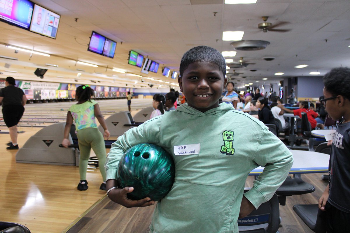 Strikes, spares, and smiles! 🎳 Southwood Elementary students hit the lanes at H.P. Lanes as part of our Summer Experience Health &amp; Fitness Pathway. Bowling gave students a fun way to build teamwork, practice strong character, and stay active all summer long